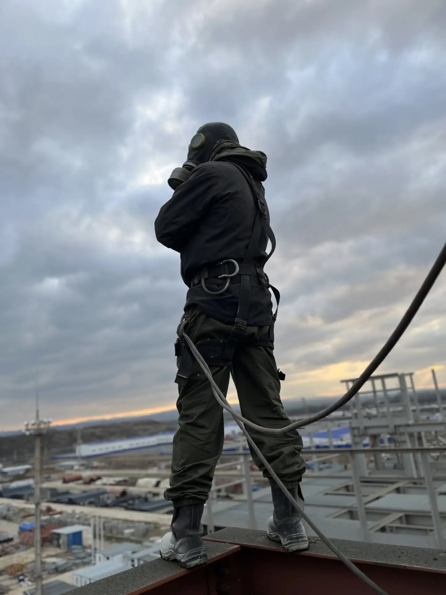 Антикоррозийная окраска металлических конструкций на высоте