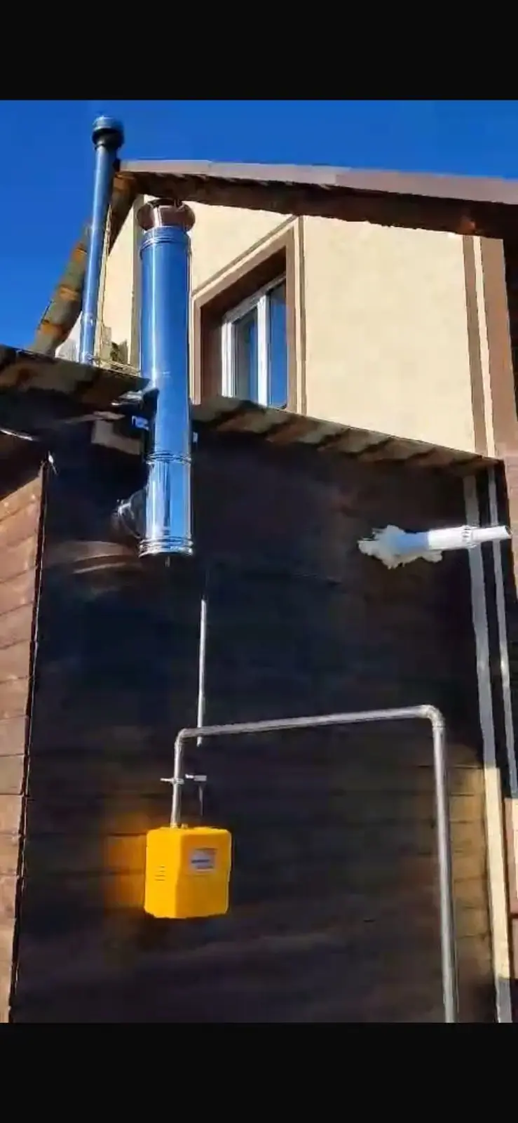 Газовый шкаф и узел учёта