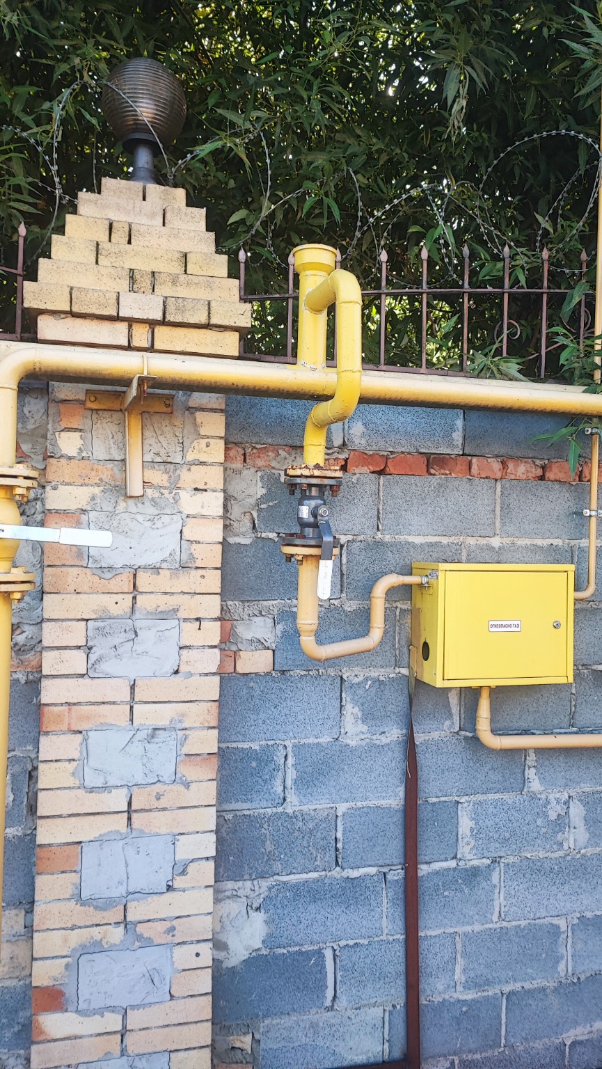 Газопровод и узел наружной установки