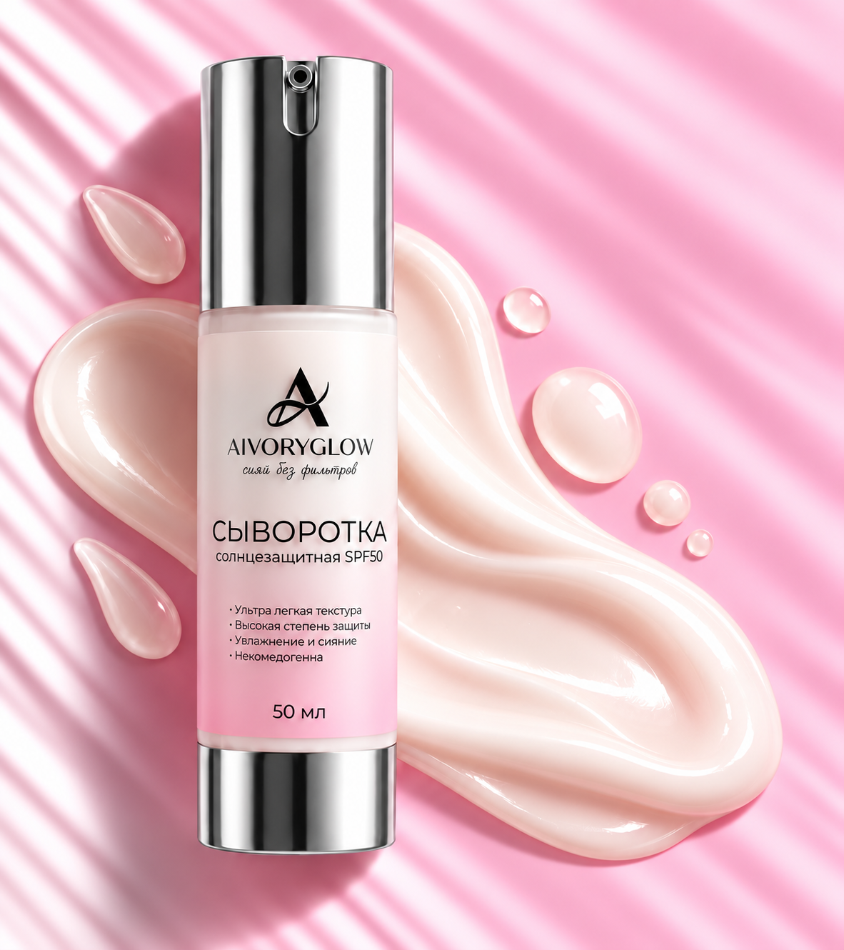 Солнцезащитная сыворотка AIVORYGLOW SPF 50