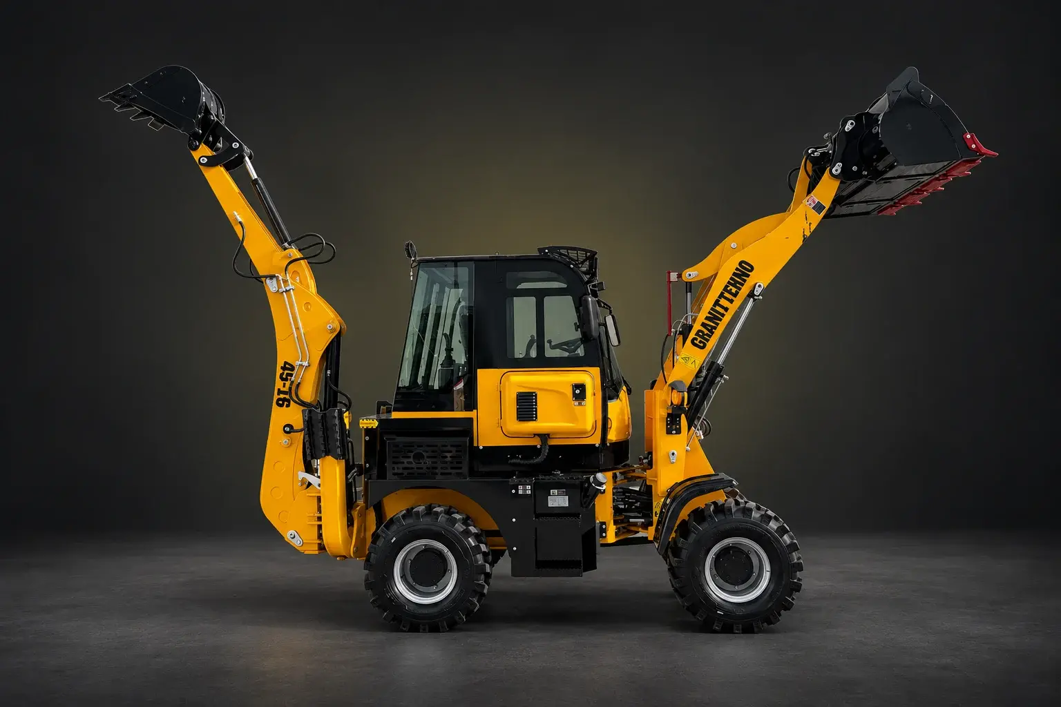 Экскаватор-погрузчик GT45-16 GRANITTEHNO — изображение модели