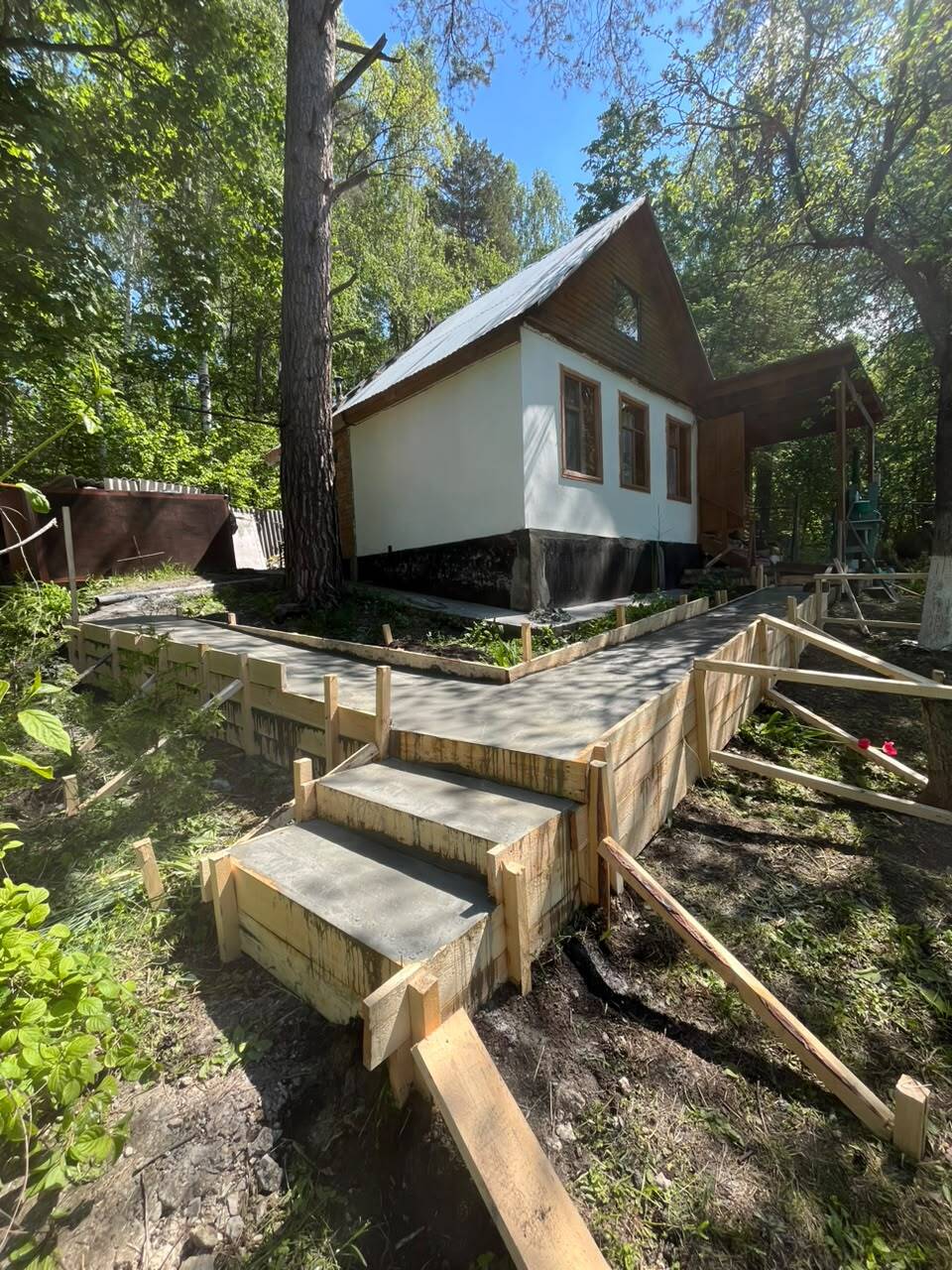 Устройство входных ступеней — фото с объекта команды Содиков