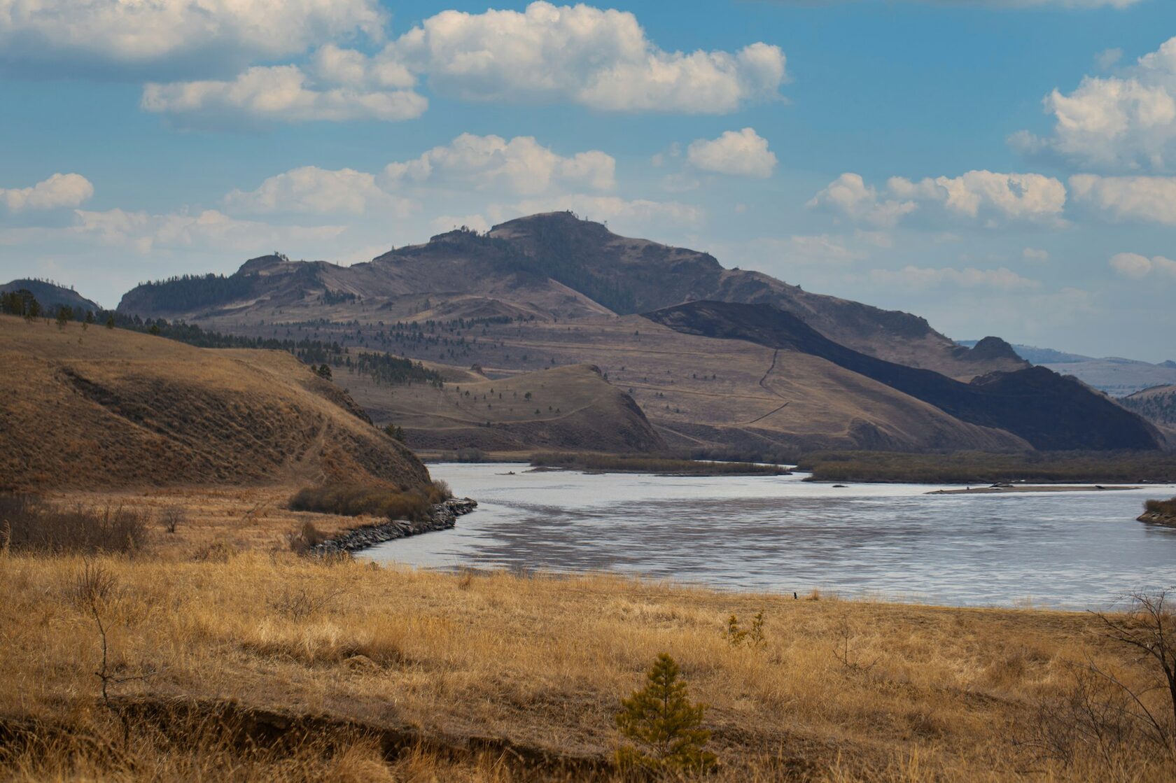 Пейзаж Амура в Приамурье