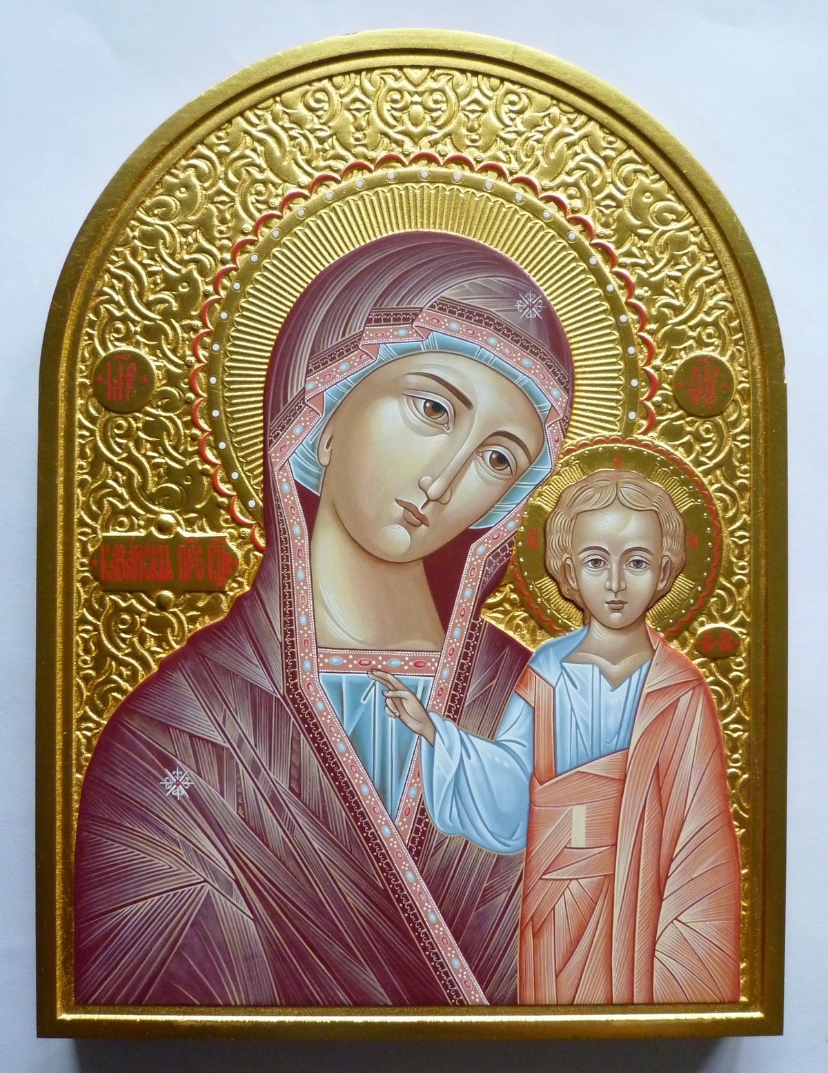 Икона рукописная Богородица Казанская