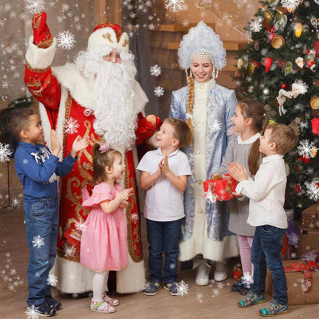 Дед Мороз и Снегурочка на детском празднике