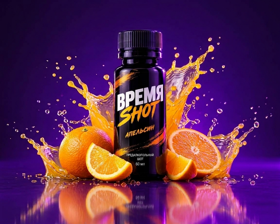 Время SHOT, вкус апельсин