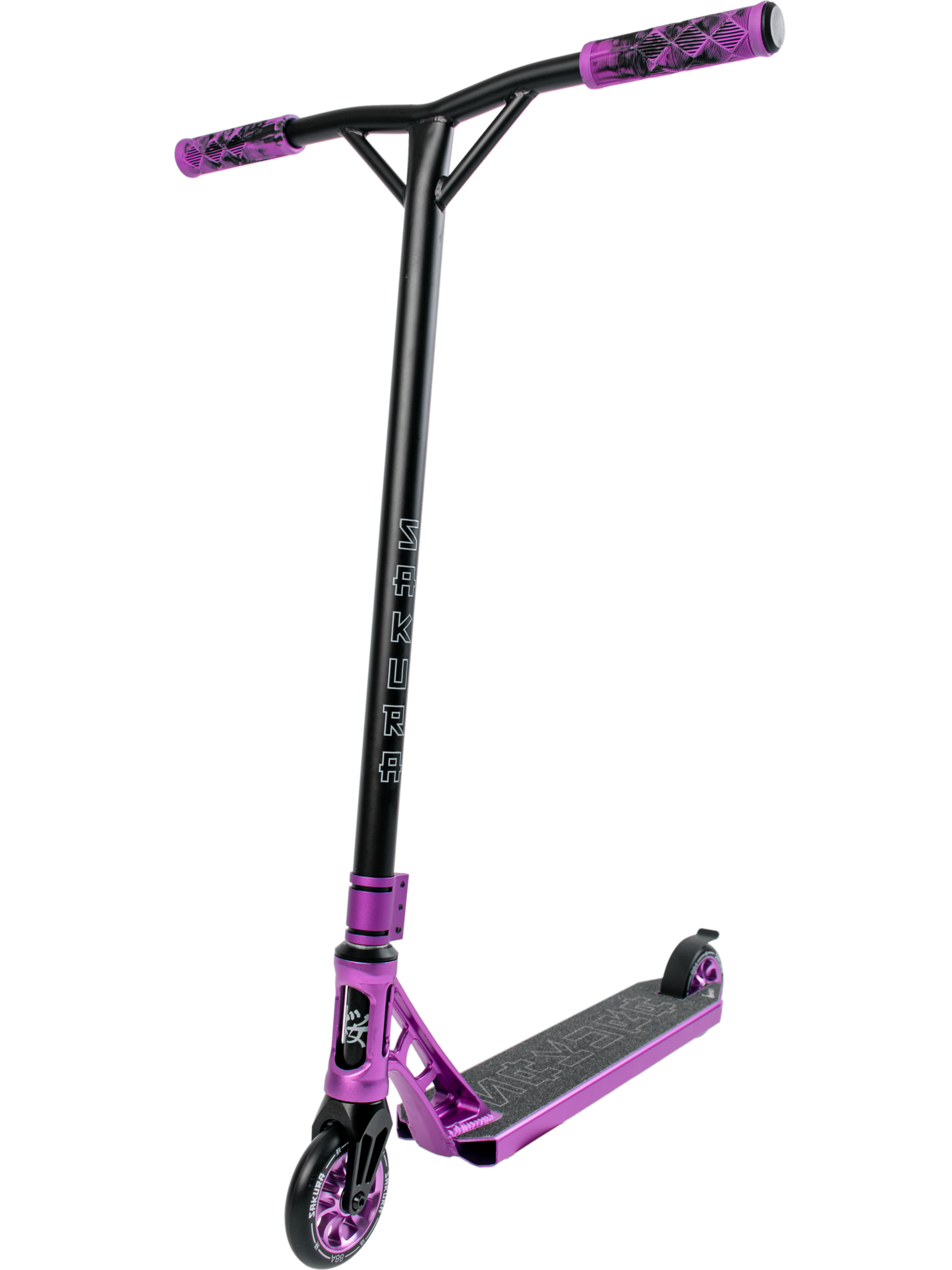 Трюковьй самокат Haevner Sakura 110mm фиолетовый 