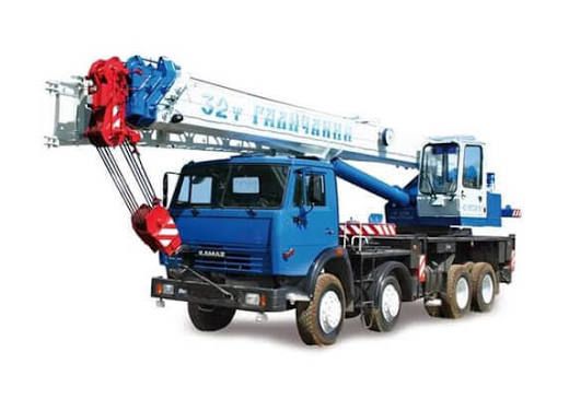 Автокран 32 т / 31 м