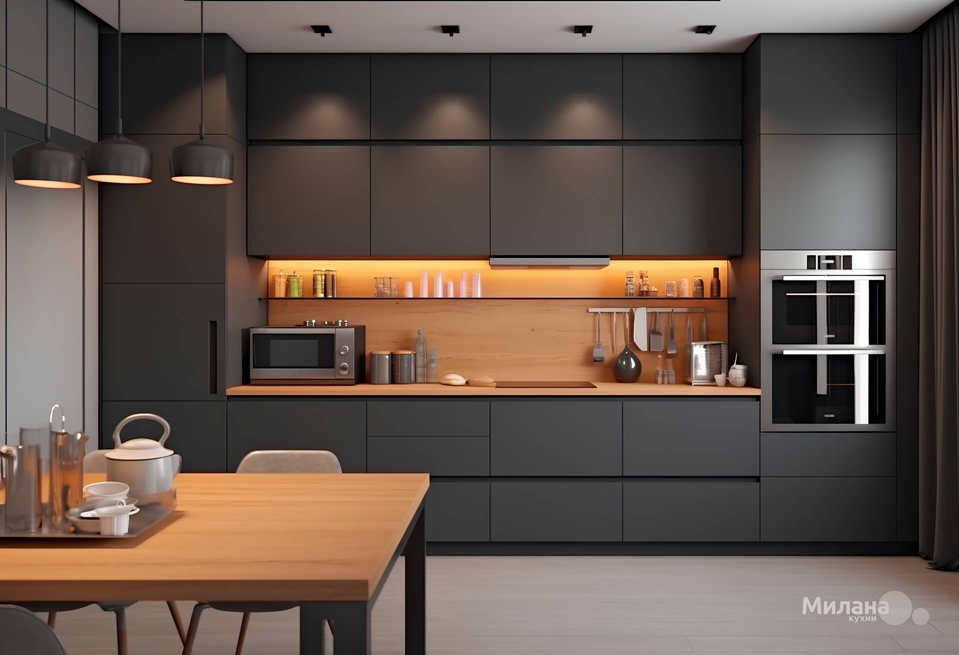 Hand sketching kitchen design
