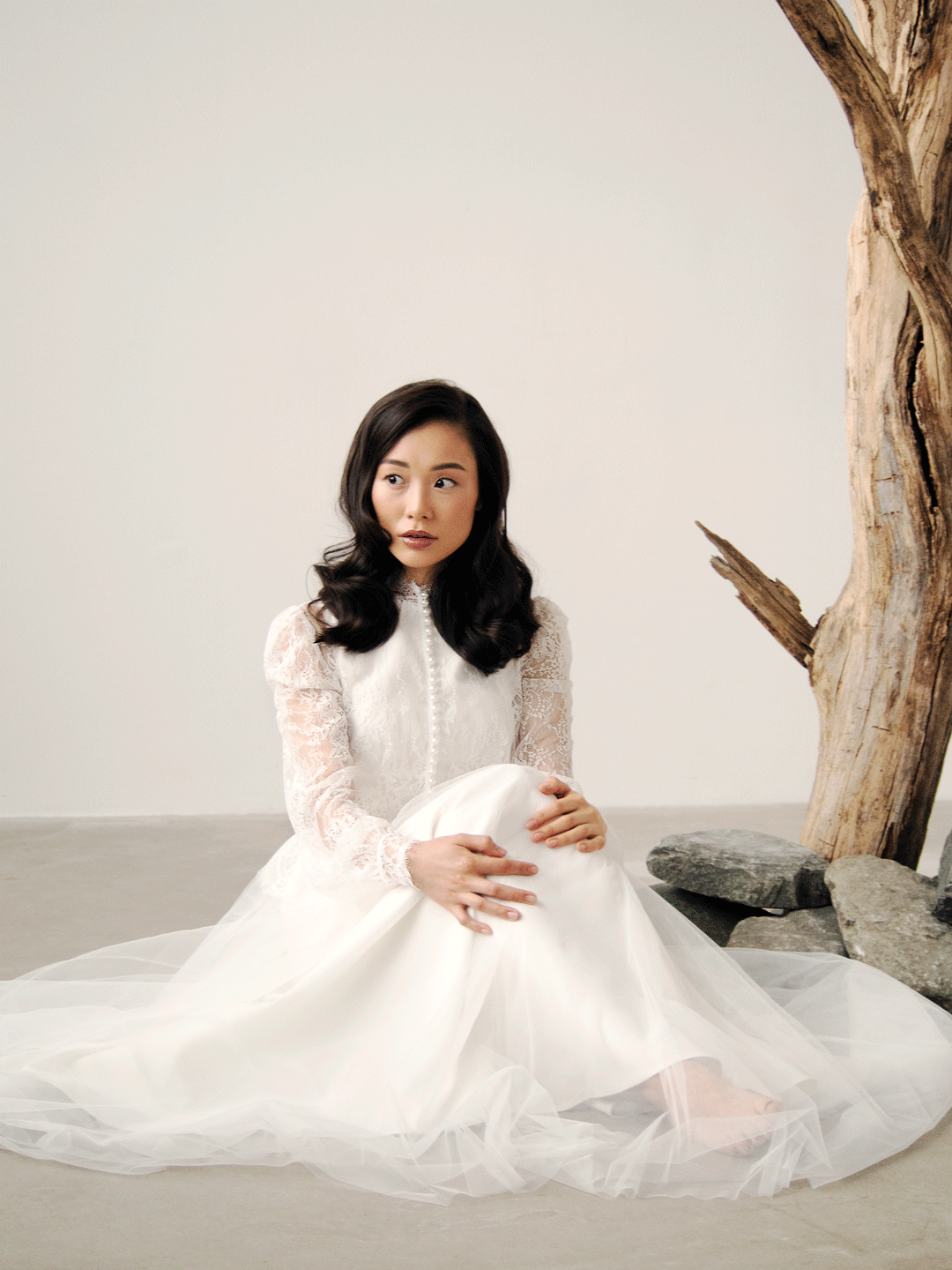 Платье невесты в стиле рустик