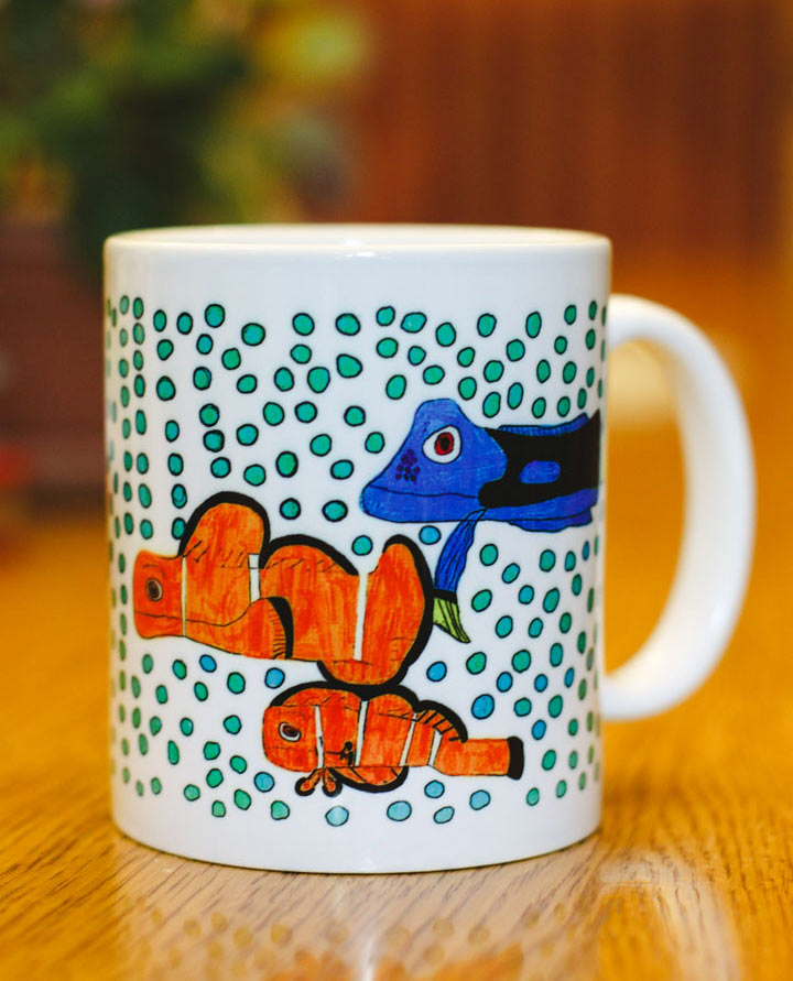 кружка с персонажем из немо