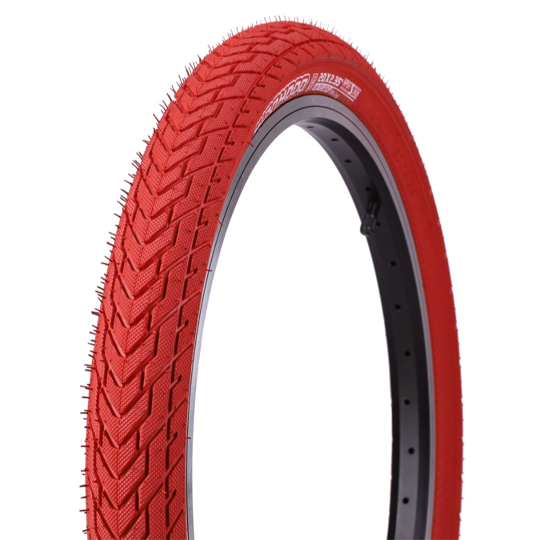 Покрышка BMX WOOHOOO DUST красная 20X2.35 30TPI