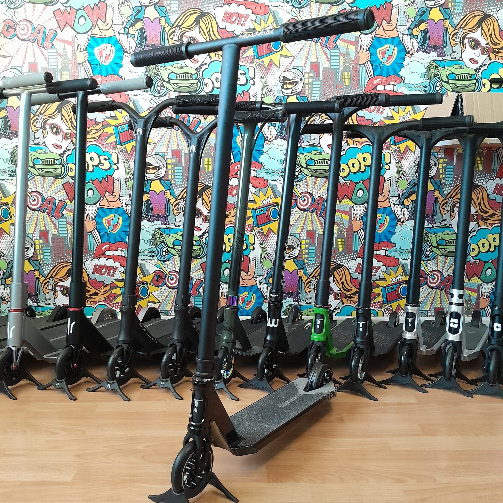 Трюковой самокат Tech Team Provokator pro 47/49 черный