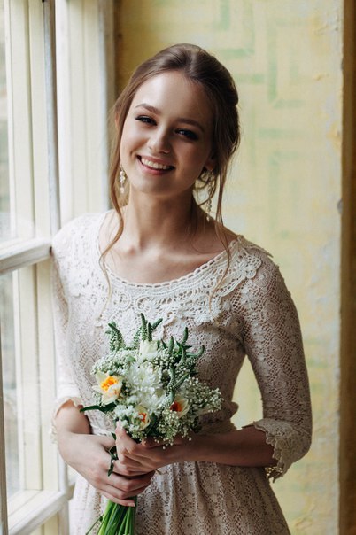 Рустик стиль невесты