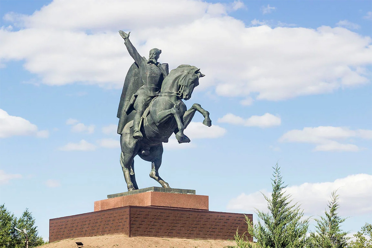 Степной пейзаж Элисты