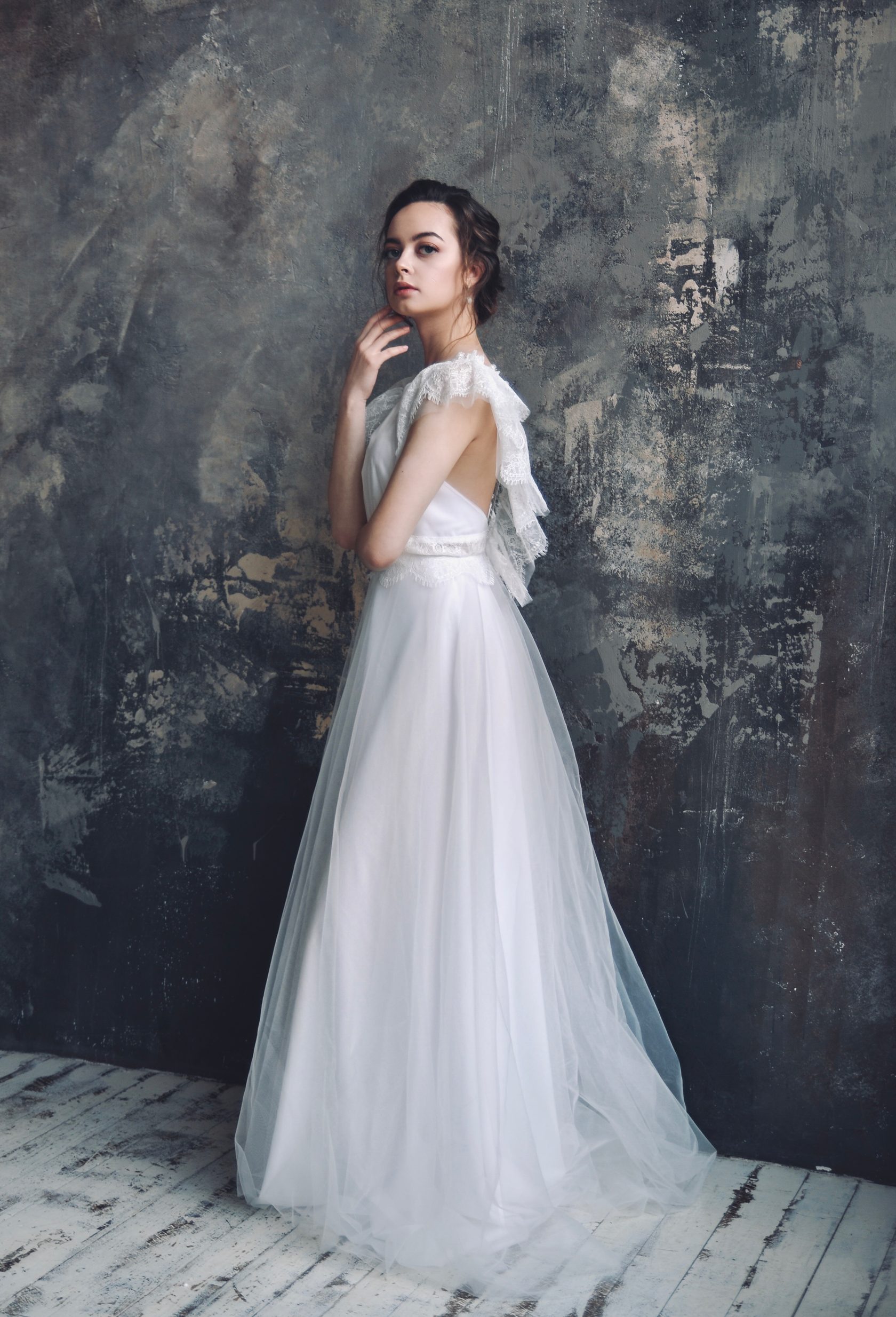 Платье для невесты в стиле рустик