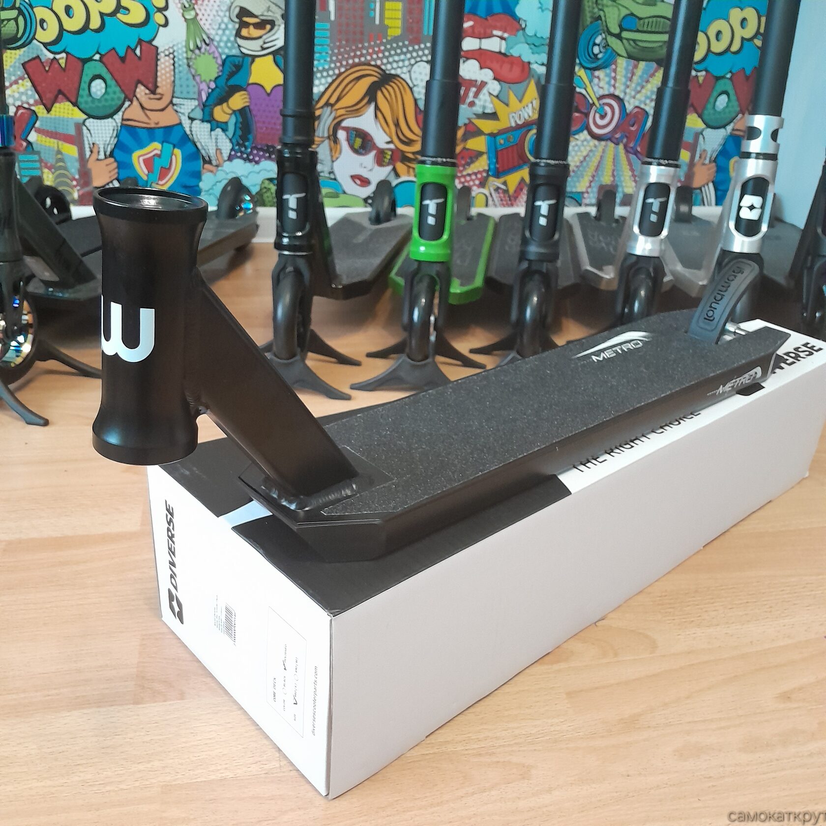 Дека Longway Metro Shift 50см чёрная