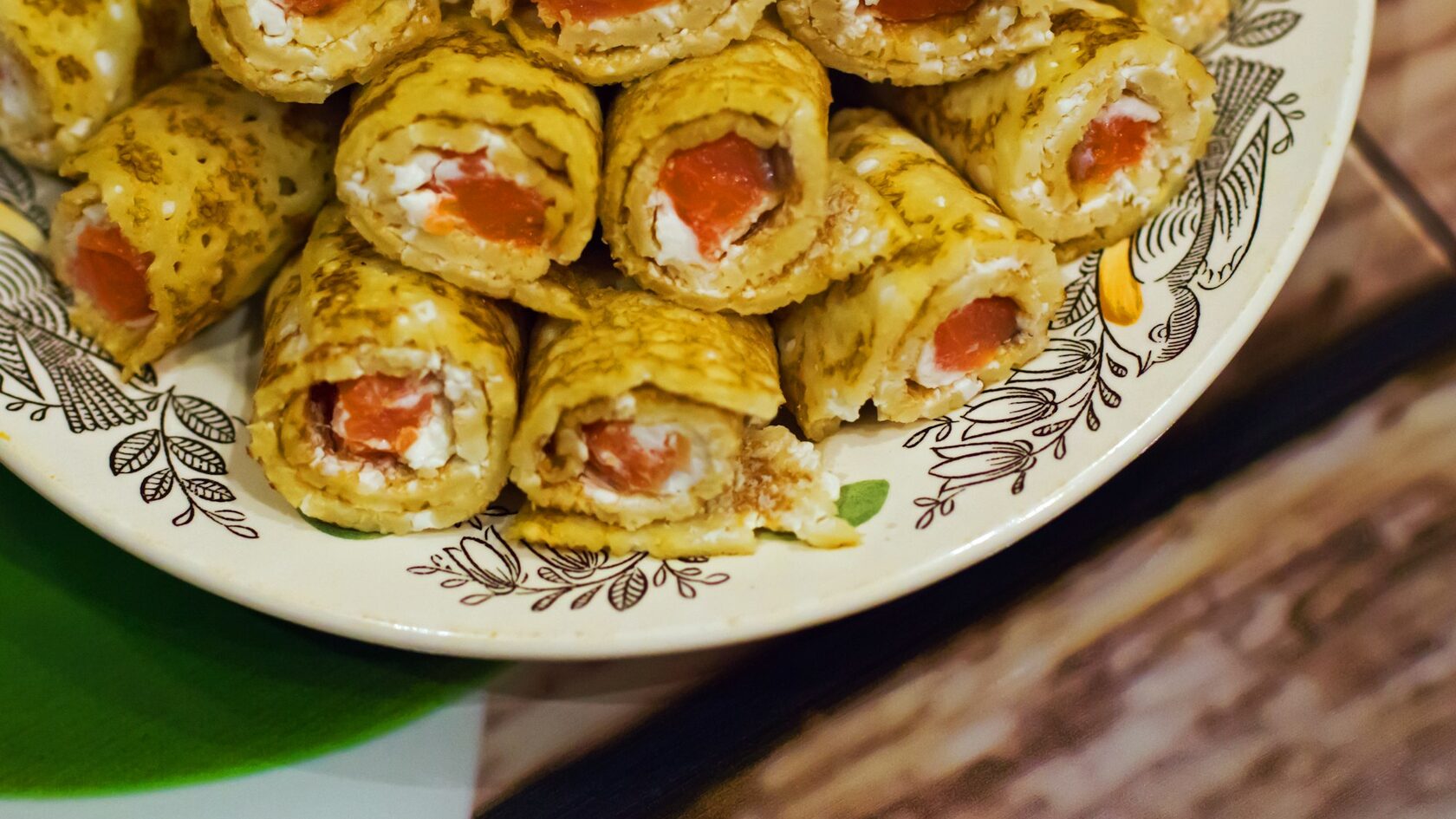 Russian traditional food on the table