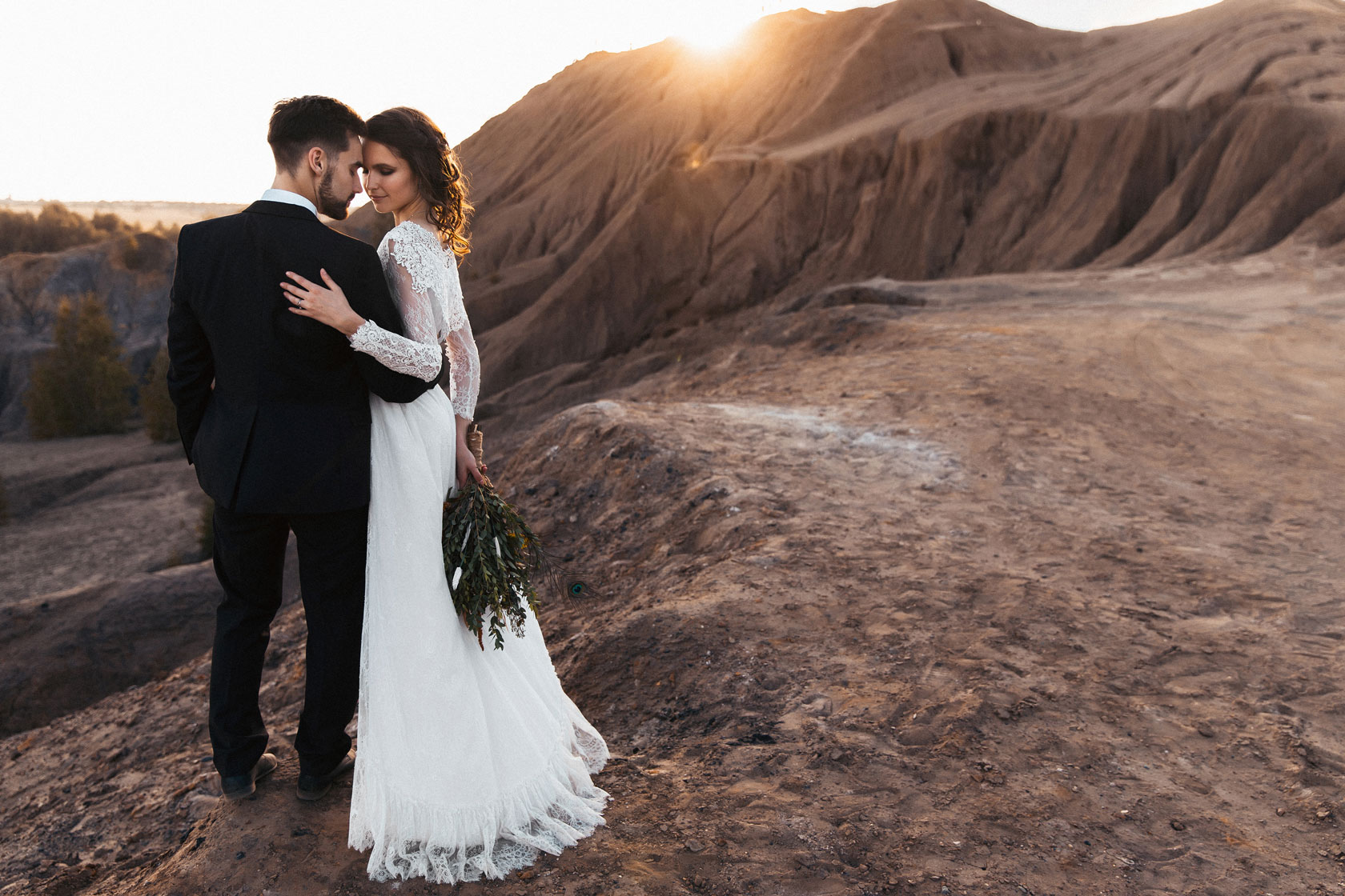 Платье свадебное бохо