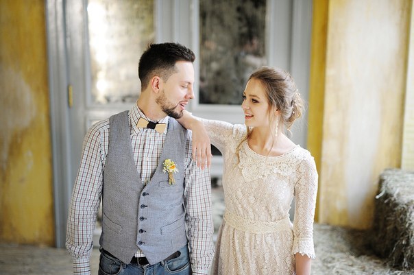 Хиппи стиль невесты