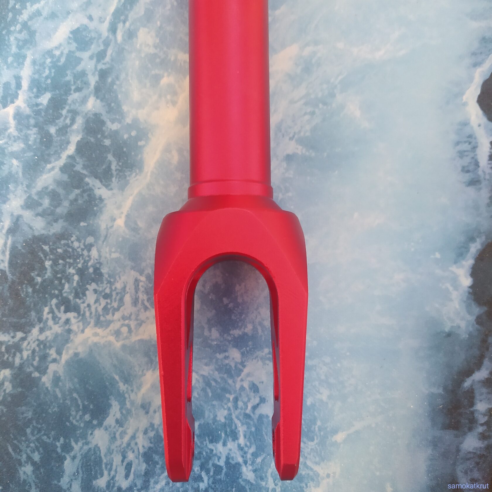 Вилка SCS для трюкового самоката красная