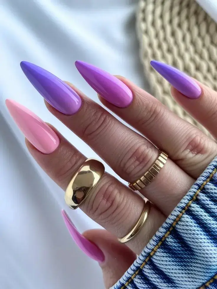 Цветной nail art