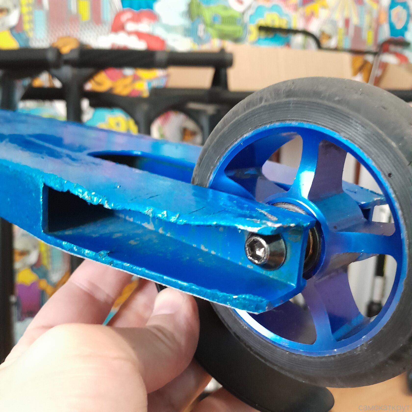 Plank triton бу трюковой самокат