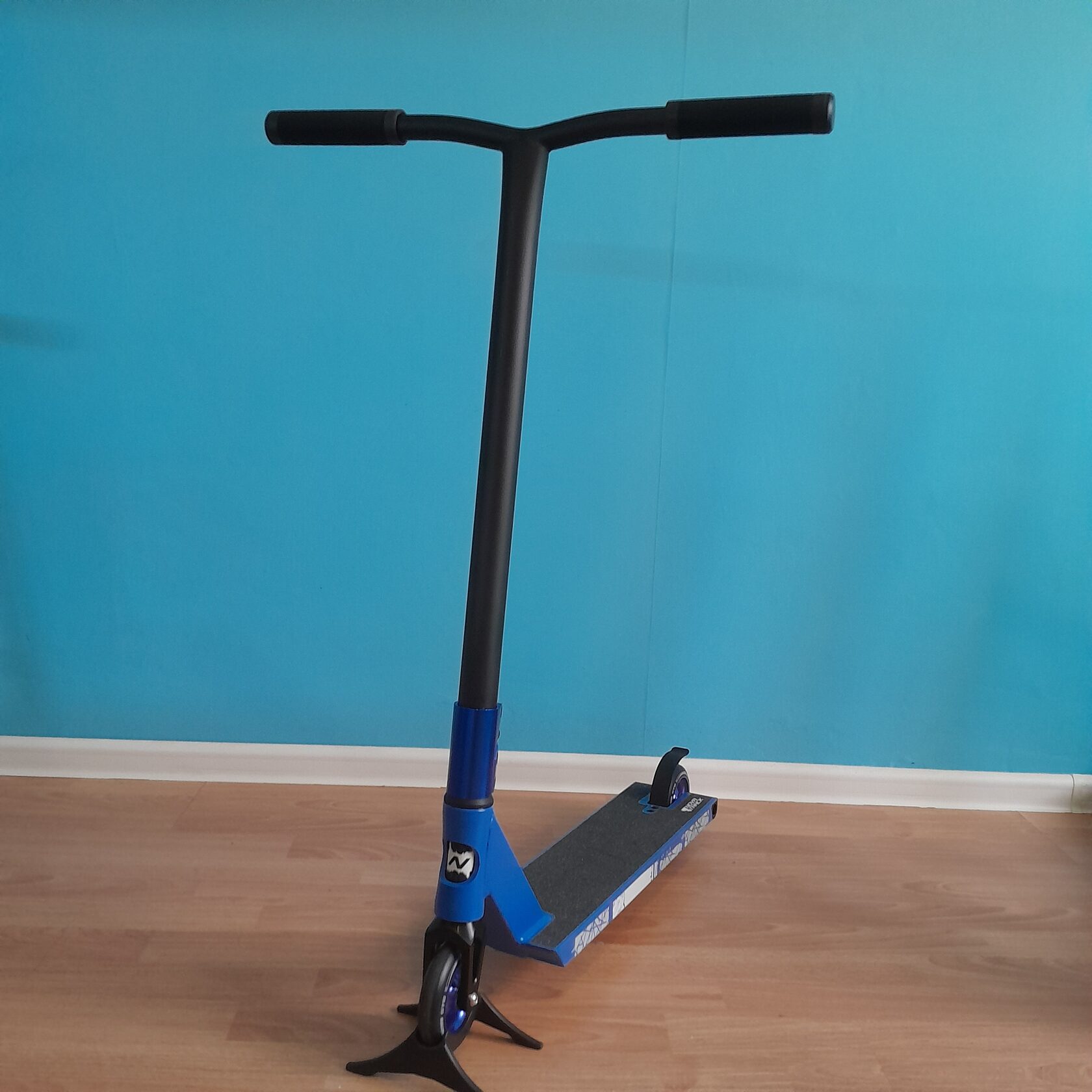 Трюковой самокат Novatrack crow синий