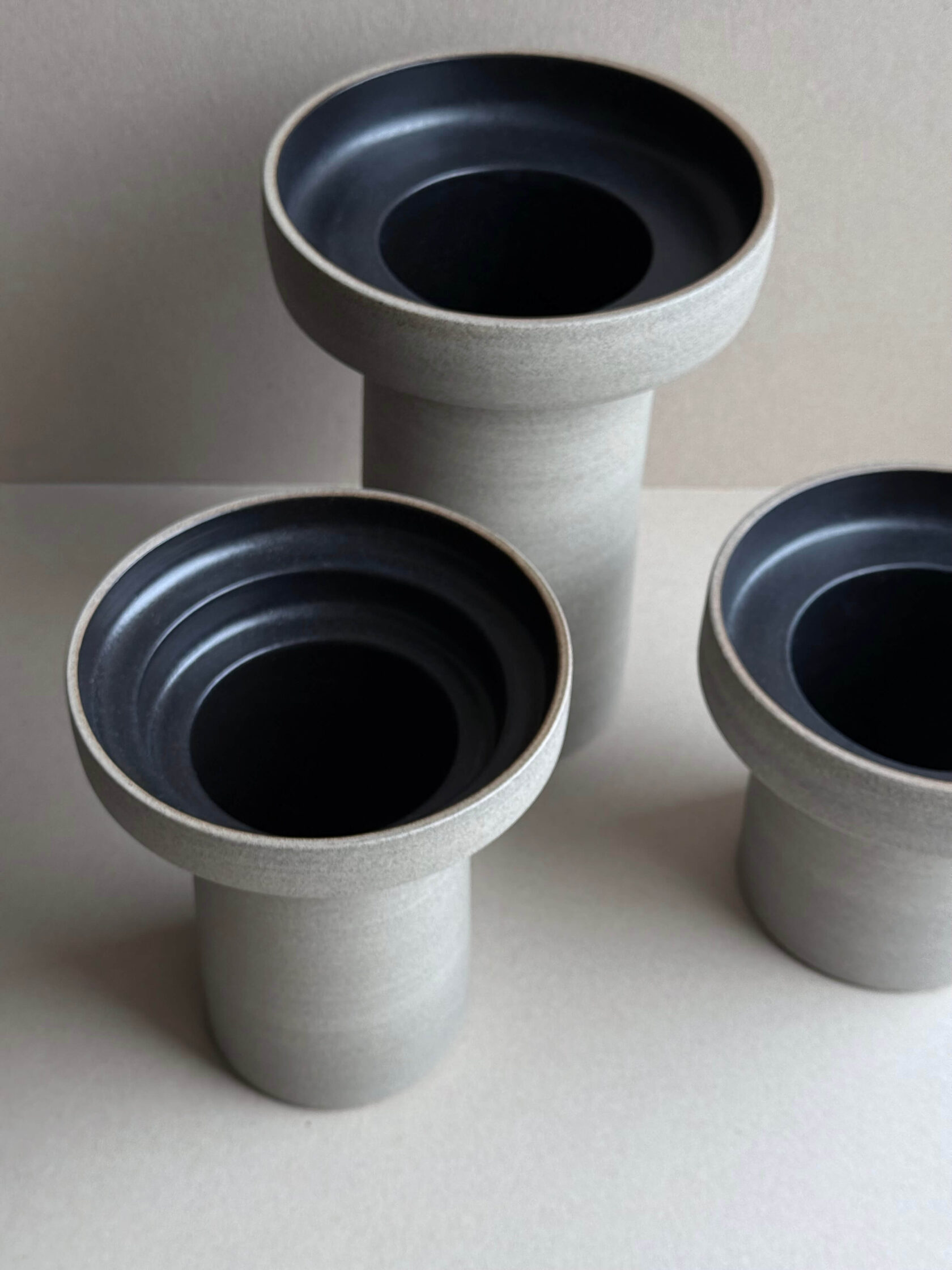 Вазы керамические DDOK ceramics, вид сверху