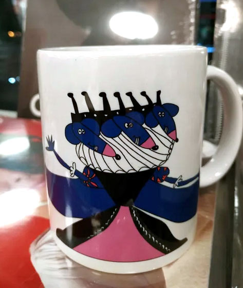 Кружка с персонажем из м/ф Щелкунчика, авторский рисунок Ивана Копылова