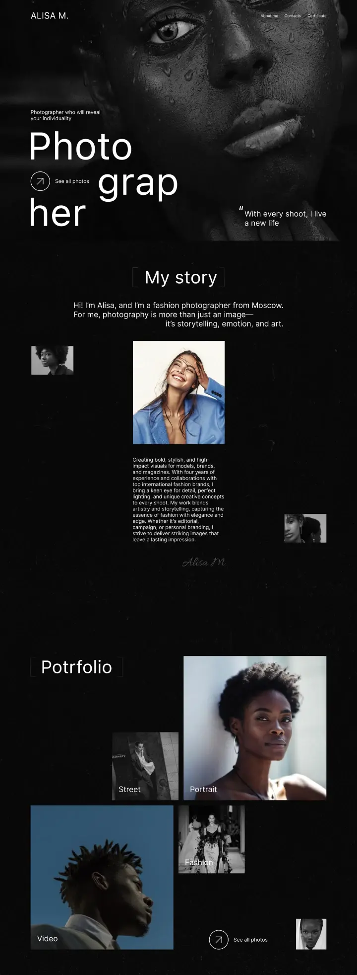 Портфолио фотографа Alisa M.
