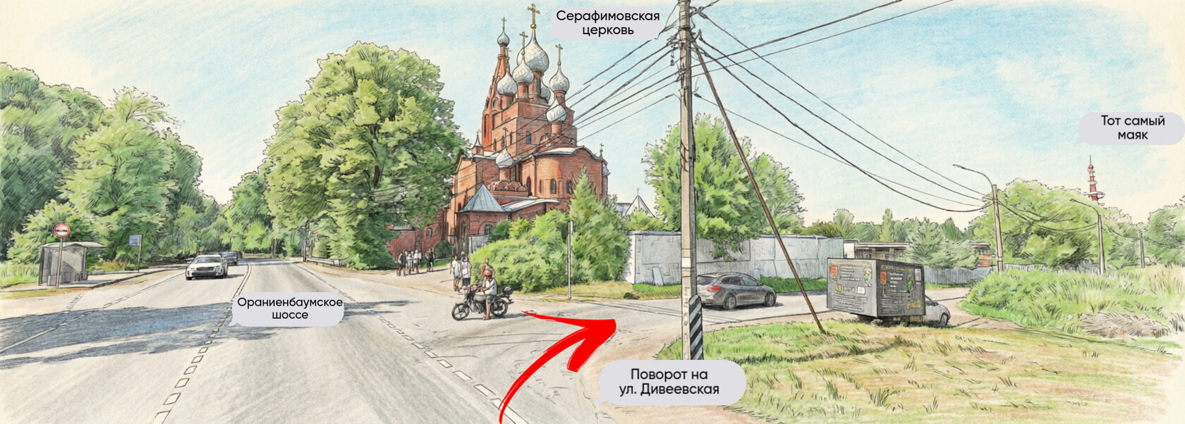 Вход на территорию