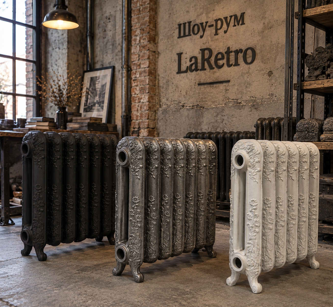 Готовый радиатор LaRetro в бронзовом оттенке
