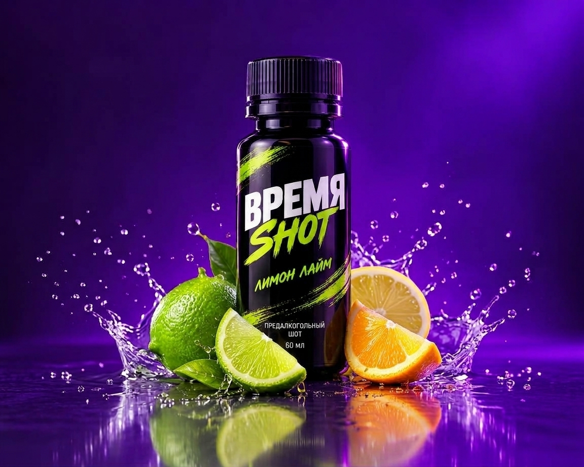 Время SHOT, вкус лимон-лайм