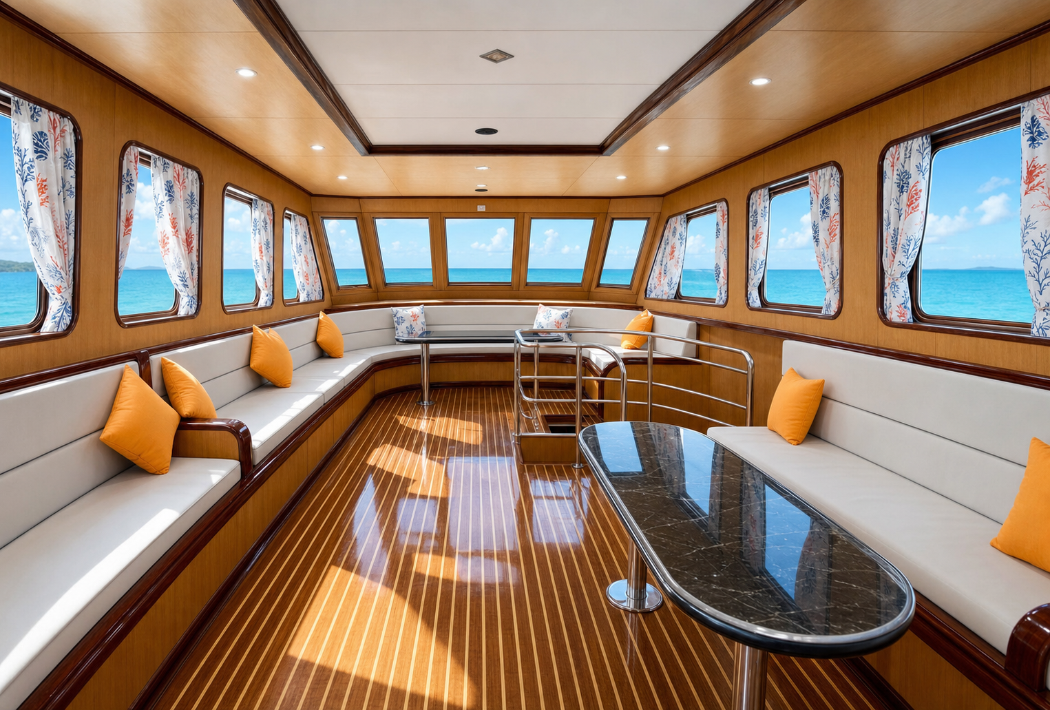 Boat sundeck