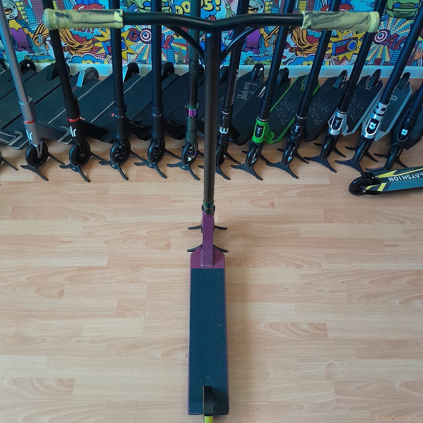Novatrack psycho бу трюковой самокат стрит