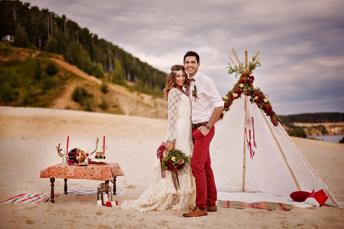 Купить свадебное платье в стиле бохо-шик