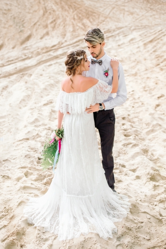 Платье на свадьбу рустик