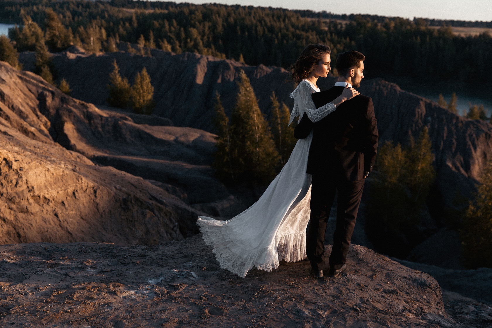 Свадебное платье в стиле хиппи-шик