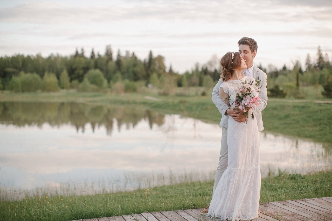 Свадебное платье хиппи шик