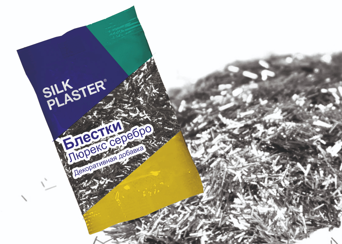 Декоративная добавка серебряные палочки