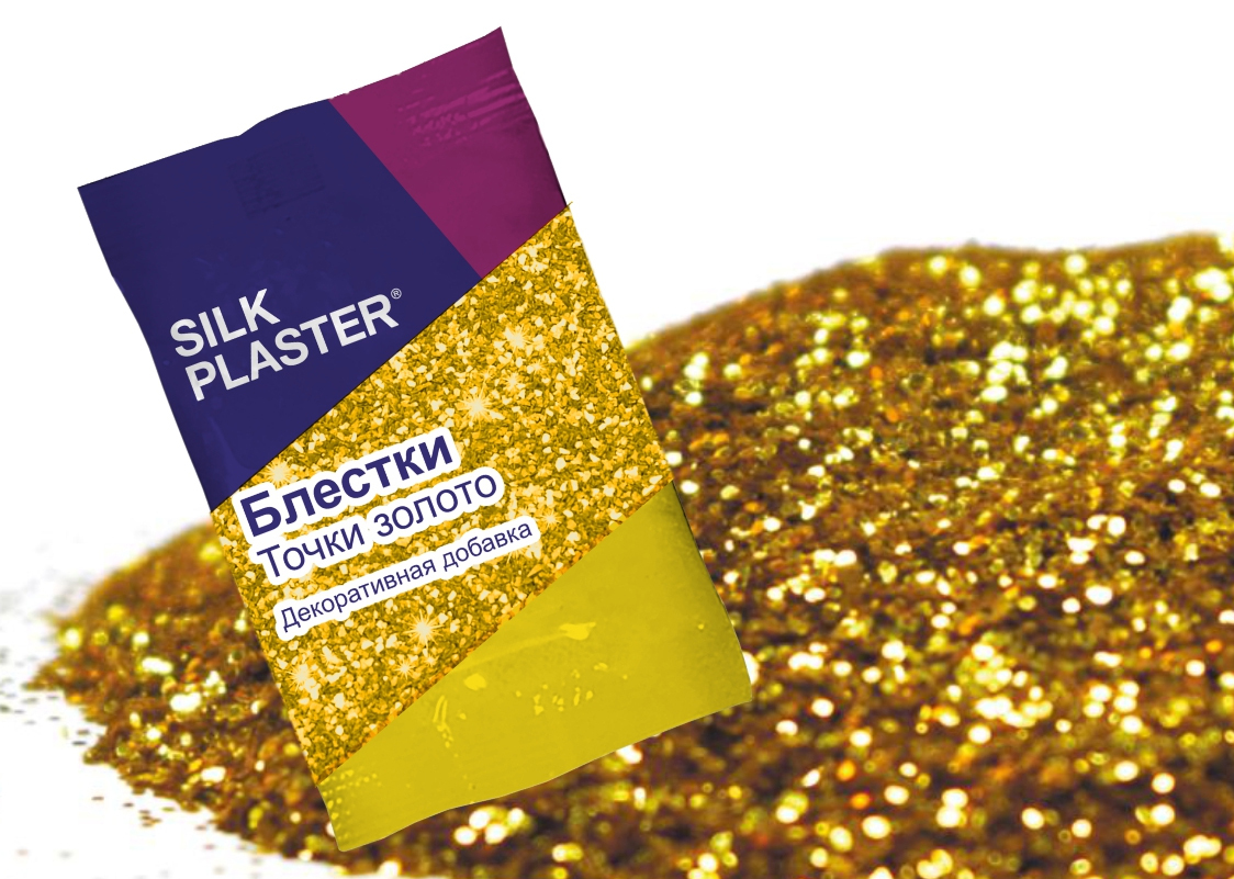 Декоративная добавка золотые точки