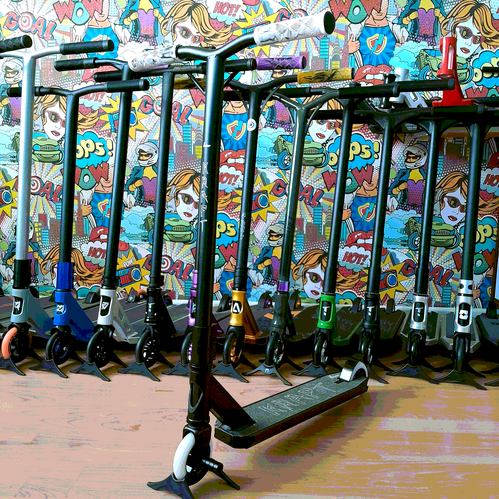 Трюковой самокат Haevner DETROIT кастом