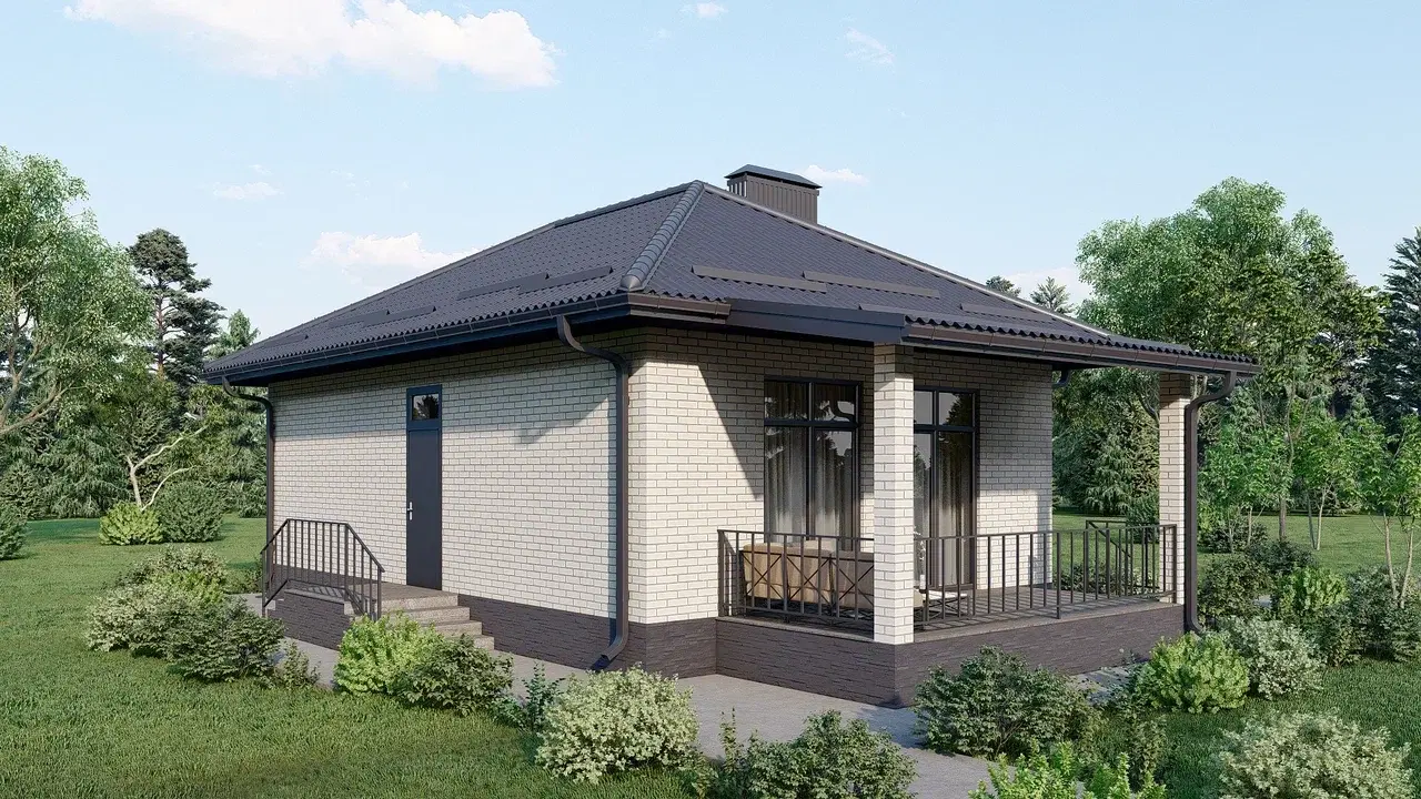 Компактный дом 70 м² в Анапе