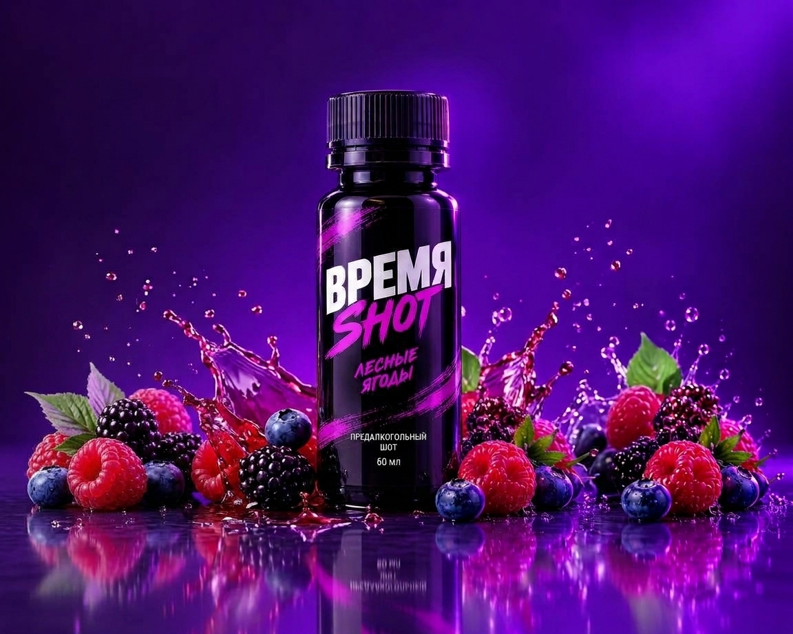 Время SHOT, вкус лесные ягоды