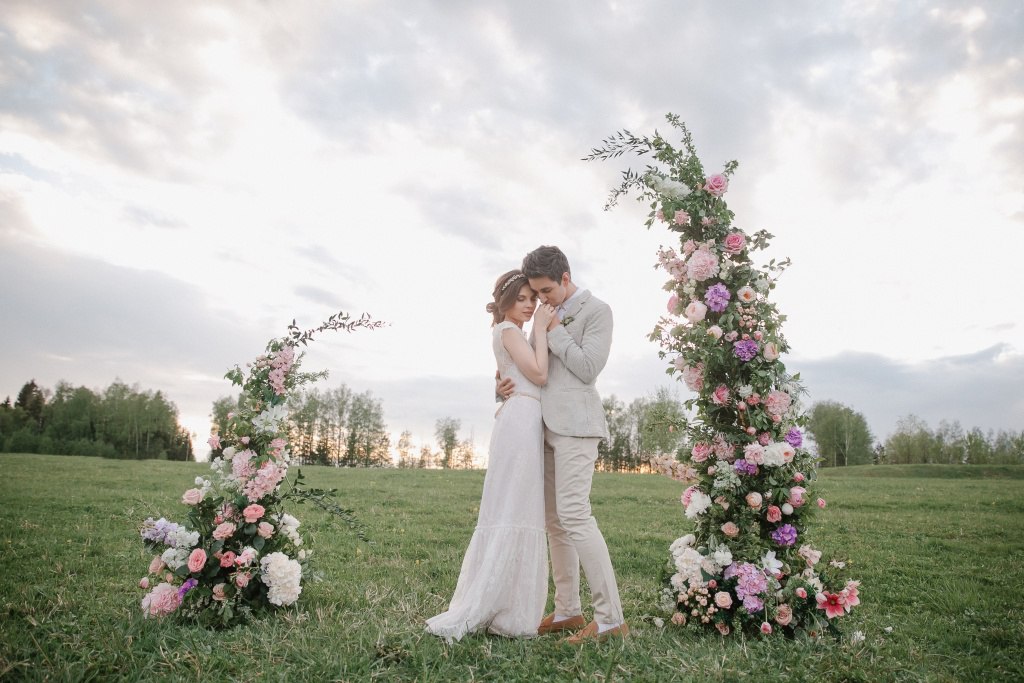 Хиппи стиль для свадьбы