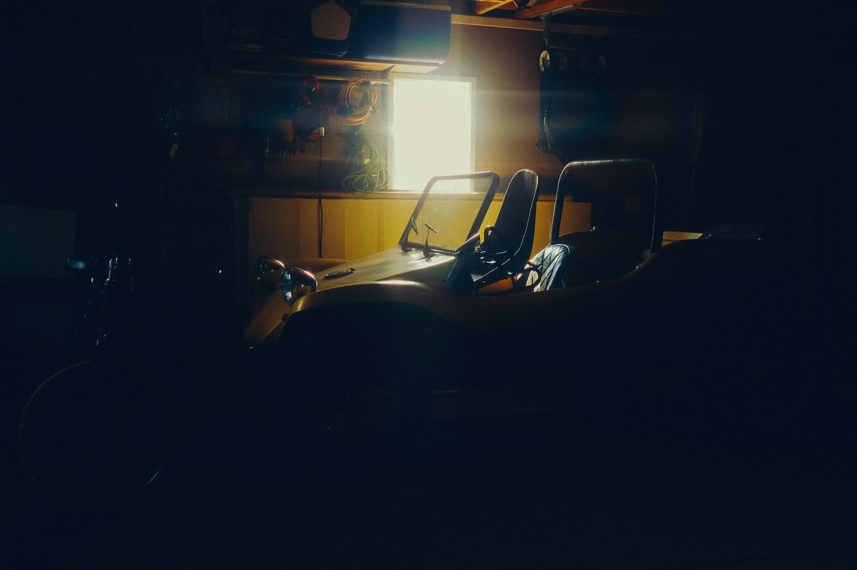 Car in garage