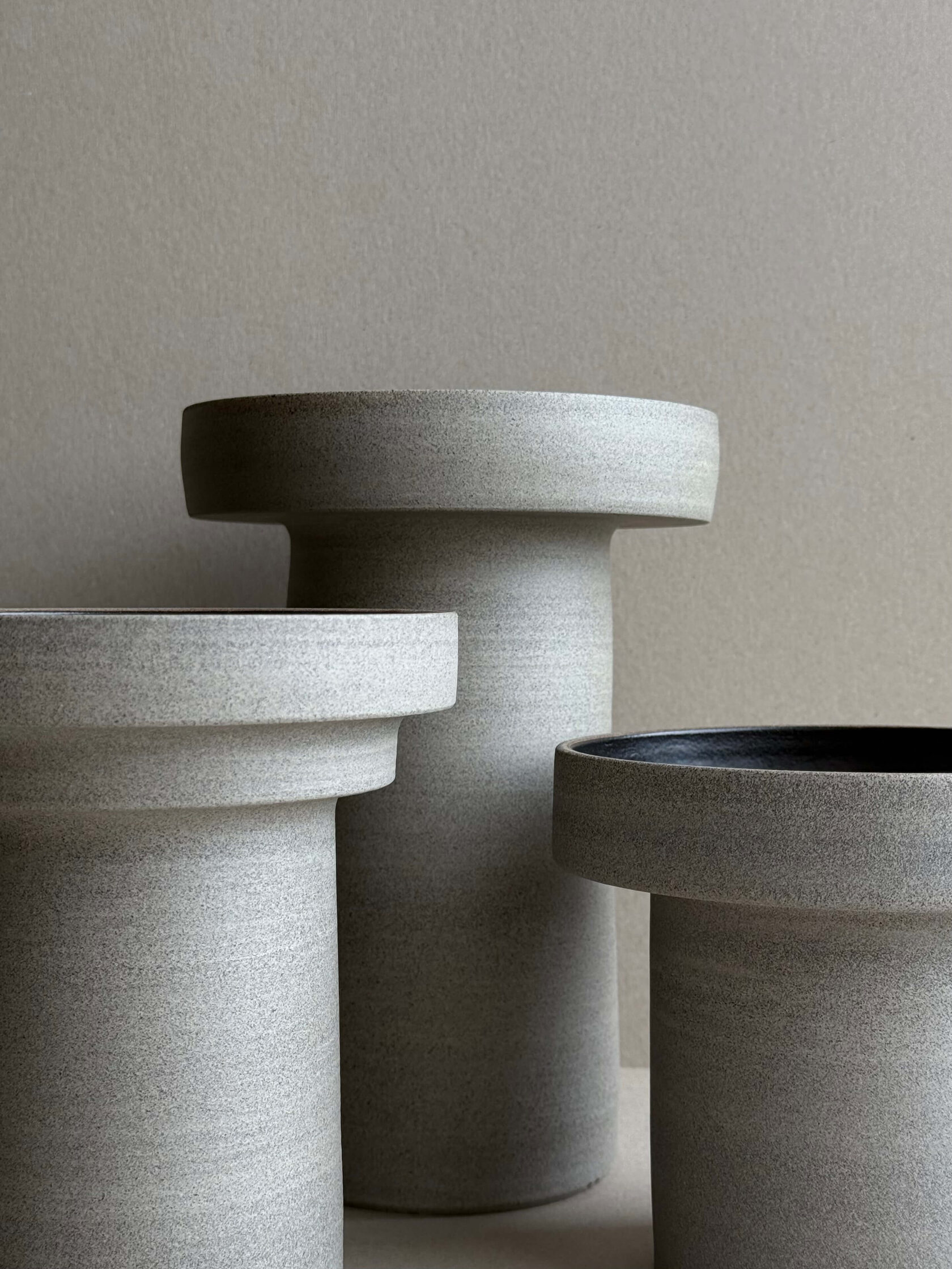Вазы керамические DDOK ceramics, вид сбоку