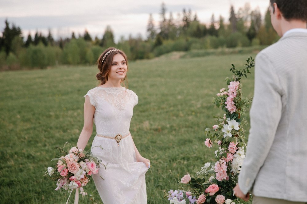 Невеста хиппи шик