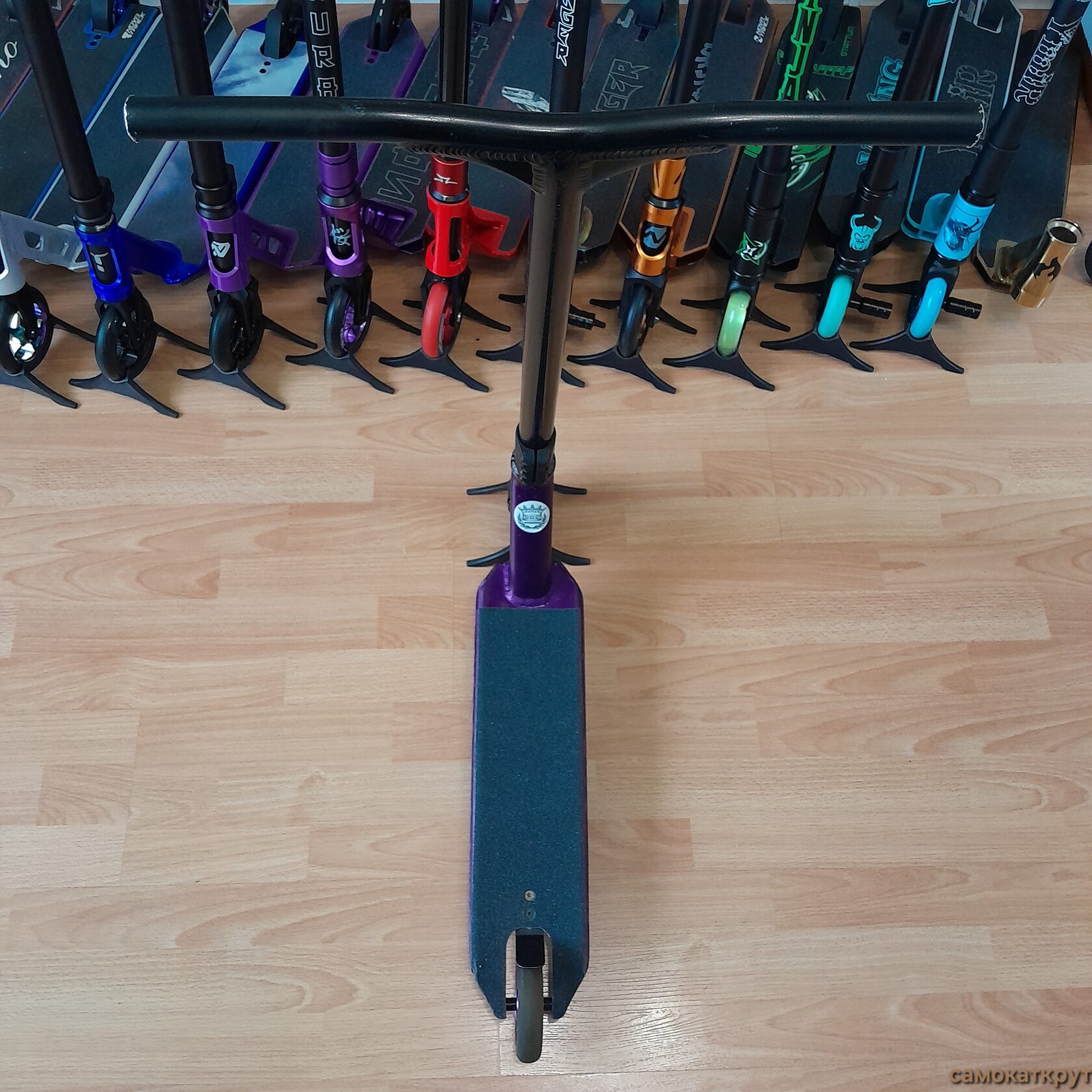 Techteam provokator 47 фиолетовый бу трюковой самокат